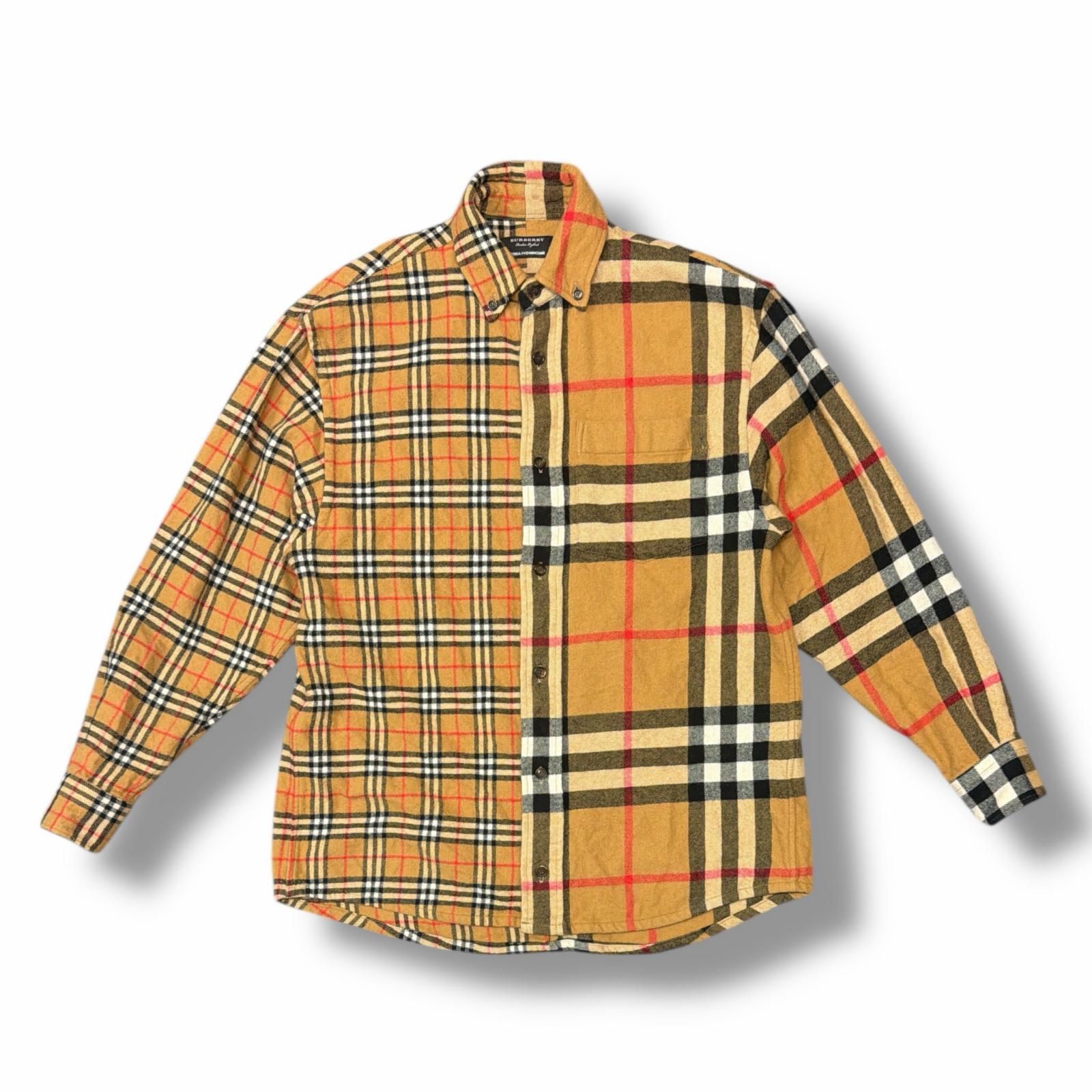 BURBERRY × GOSHA RUBCHINSKIY Oversized Check Shirt オーバーサイズ