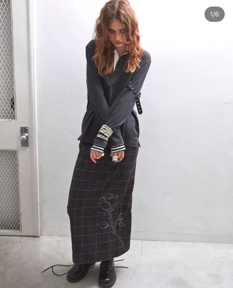 Dared ブラック ロングスリーブ Tシャツ