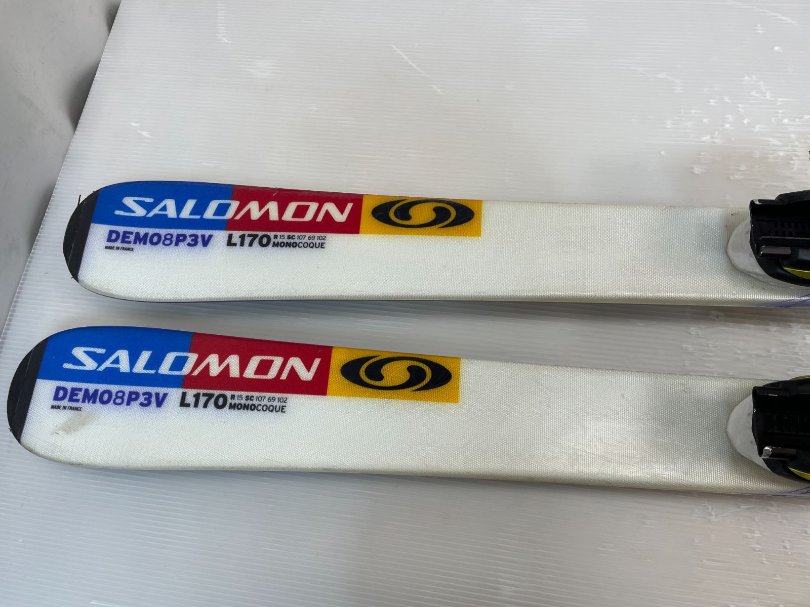 スキー Salomon DEMO 8 P 3 V 170 cm S 810 Ti デモ ソール長285-320 mm 24.0-28.5 cmブーツに適合 サロモン カービングスキー スキー板 ski-251217-03