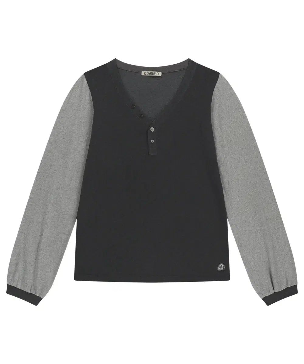 コイセイオ スナッグ ボタン ロングスリーブ チャコール
