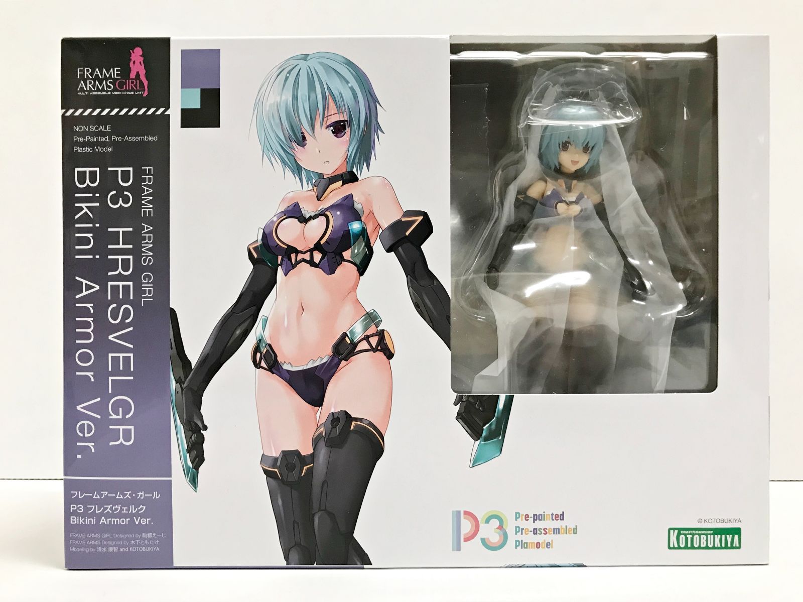 34.【未開封】P3 フレズヴェルク Bikini Armor Ver. フレームアームズ