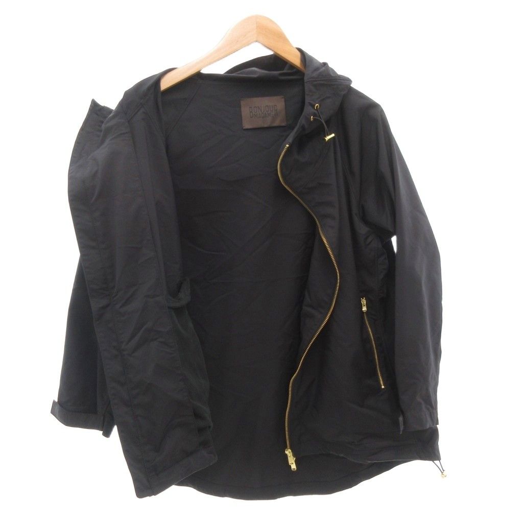 Deuxieme Classe ボンジュールマダム フルジップブルゾン ドゥーズィエムクラスボンジュールマダムフルジップブルゾンブラック