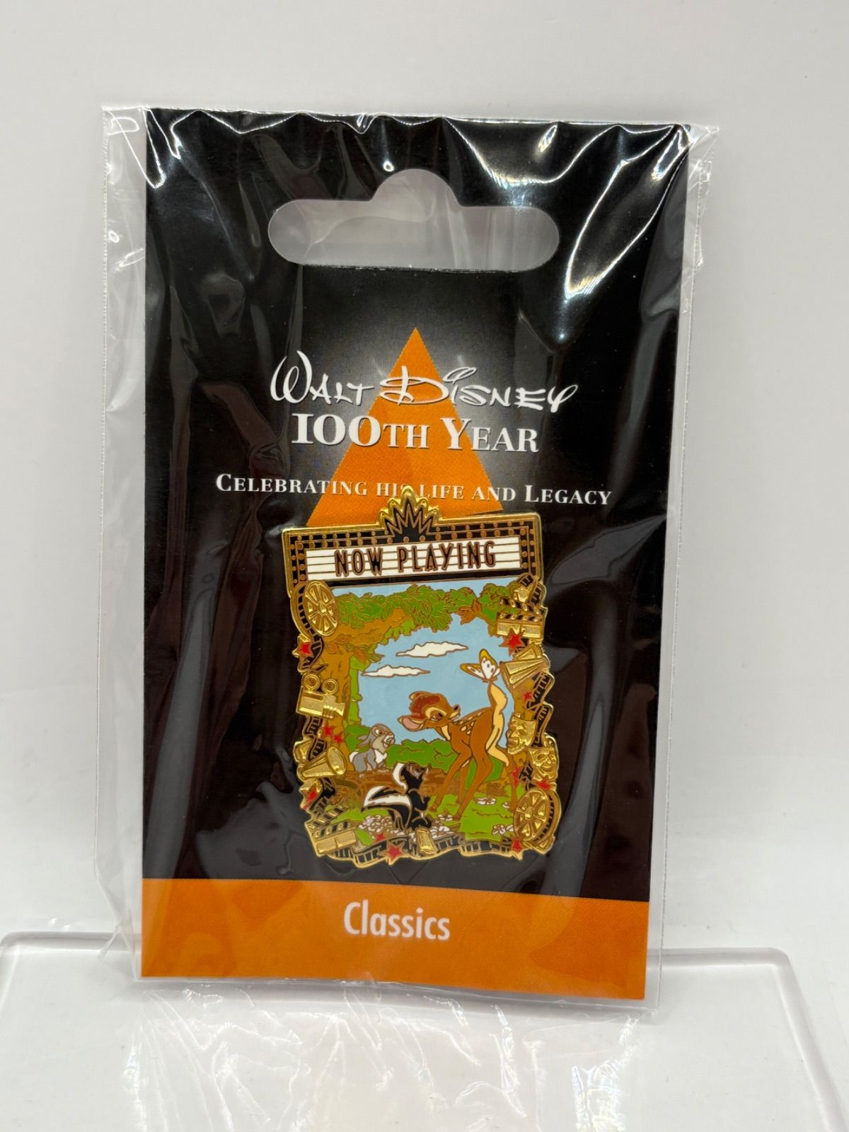 ウォルト・ディズニー 100周年記念 ピンバッジ バンビ（Classics