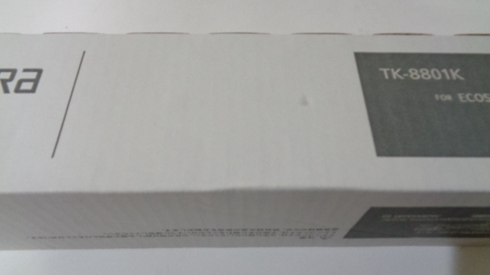 京セラ TK-8801Ｋ ブラック 外箱 外箱少しはがれ箱痛みあり 在庫あり トナーカートリッジ プリンター 複合機 PC周辺機器