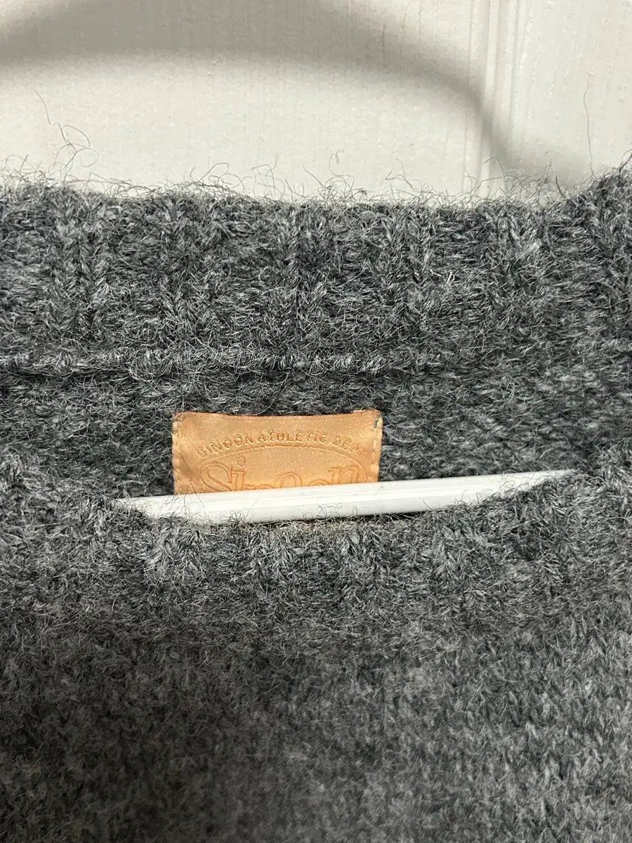 シヌーン Mixed Pullover Knit - Melange Grey - メルカリ