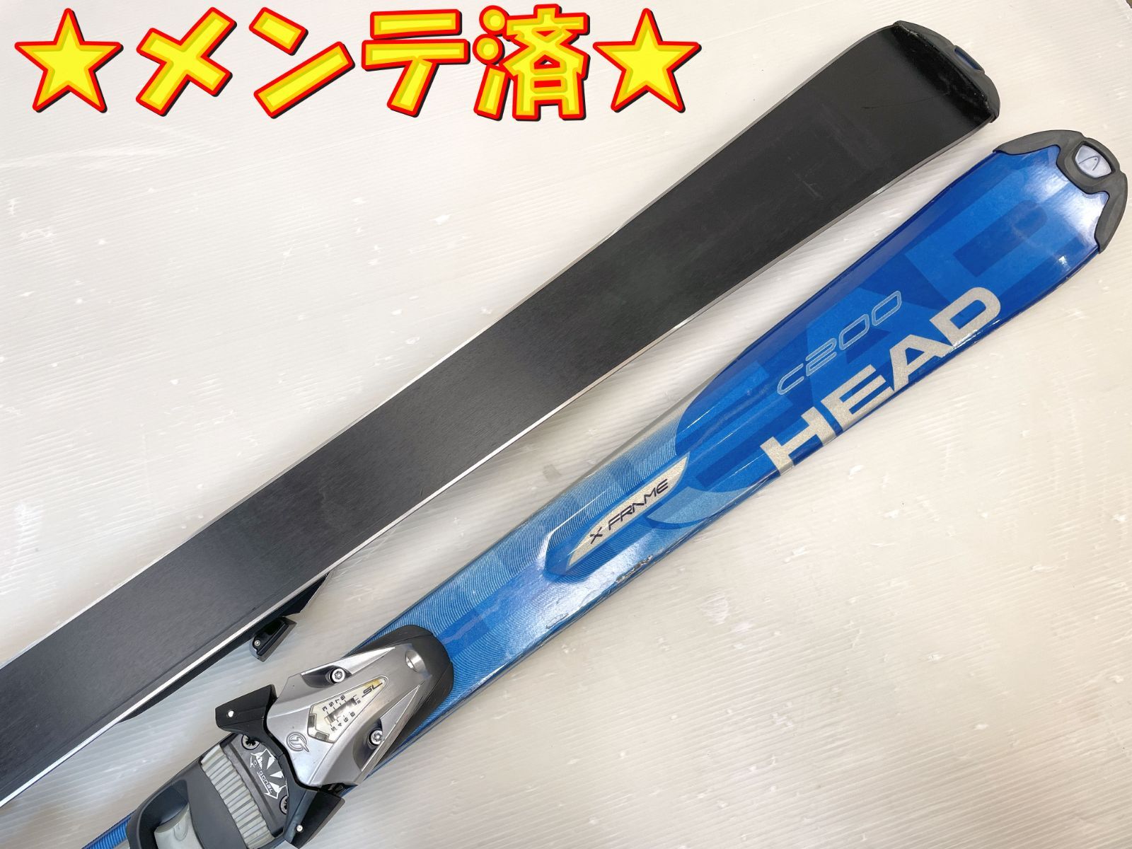 ◇ スキー HEAD C200 142 cm + TYROLIA SP90 ソール長255-343mm 21.0