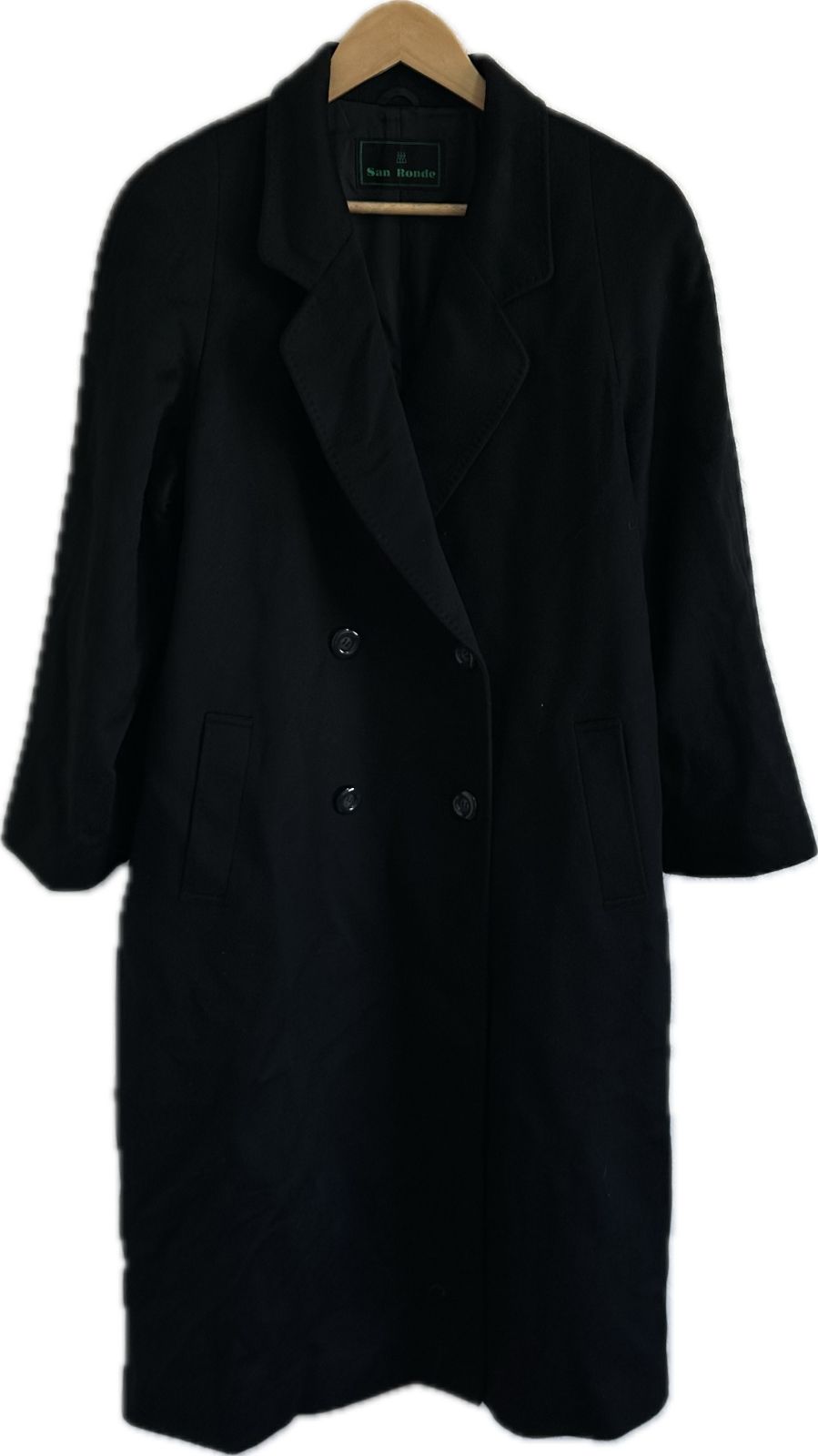 ZM1700 【美品】San Rondeサンロンド ロングコート アウター ブラック