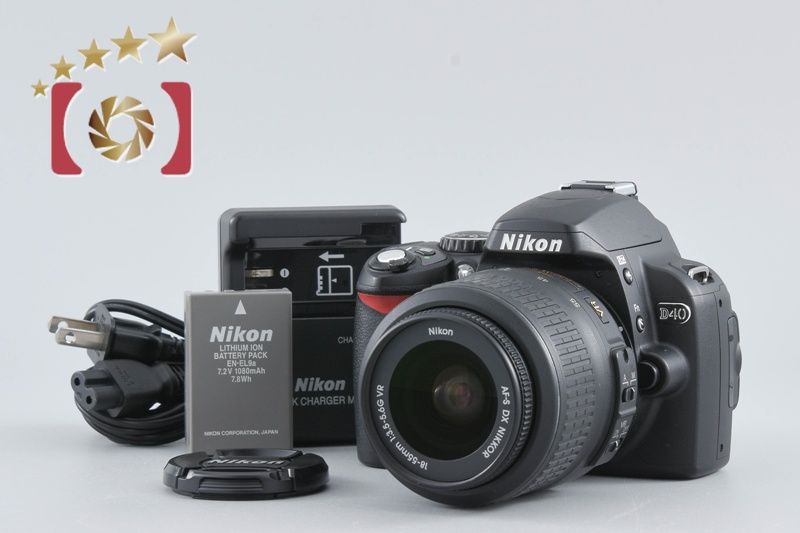 Nikon ニコン 【中古】Nikon ニコン D40 + AF-S DX NIKKOR 18-55mm f