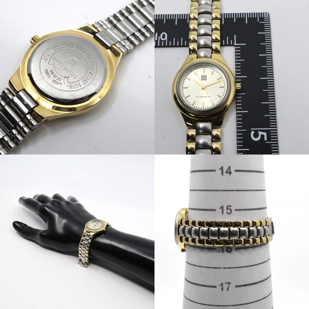 美品 ジバンシー GIVENCHY ライフ LIFE KM.07.XV レディース 腕時計