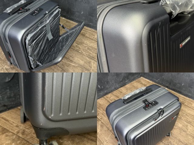  SWISS スイスミリタリー SM C 318 18 in スーツケース 42 L ブラック キャリーケース バッグ ダブルTSAロック 515344 トラベルウォレット キャリーカート 旅行かばん 小分けバッグ