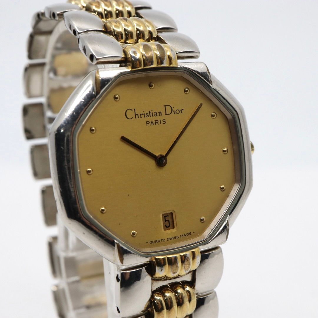 217【美品】クリスチャンディオール　時計　レディース　メンズ　オクタゴン 美品 クリスチャンディオール Christian Dior オクタゴン Octagon D45