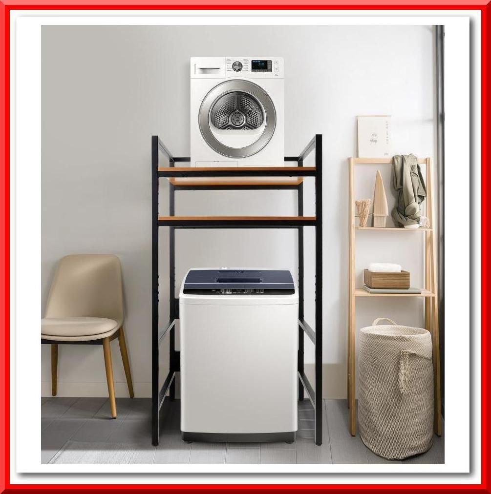 乾燥機ラック ランドリーラック 155cm×76× 53 （分離型 ブラック） 乾燥機ラック ランドリーラック 155cm×76× 53 （分離型 ブラック）2871