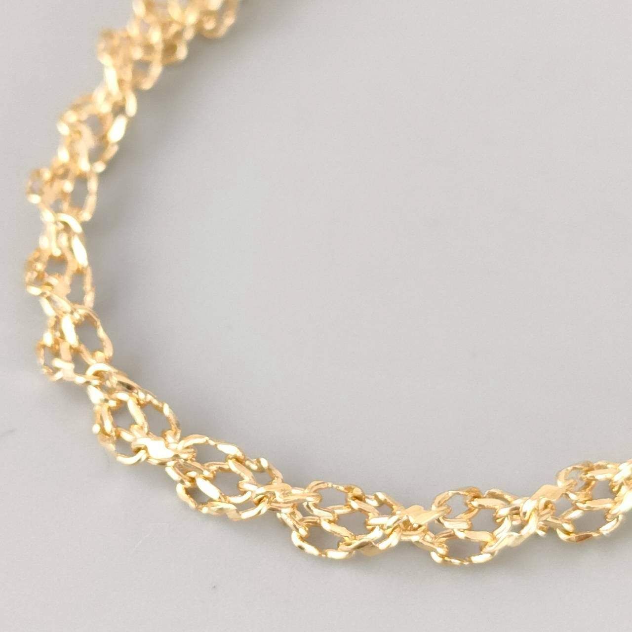 18金 K 18 男女兼用 デザインブレス 4 16ｇ 5㎝ D 996