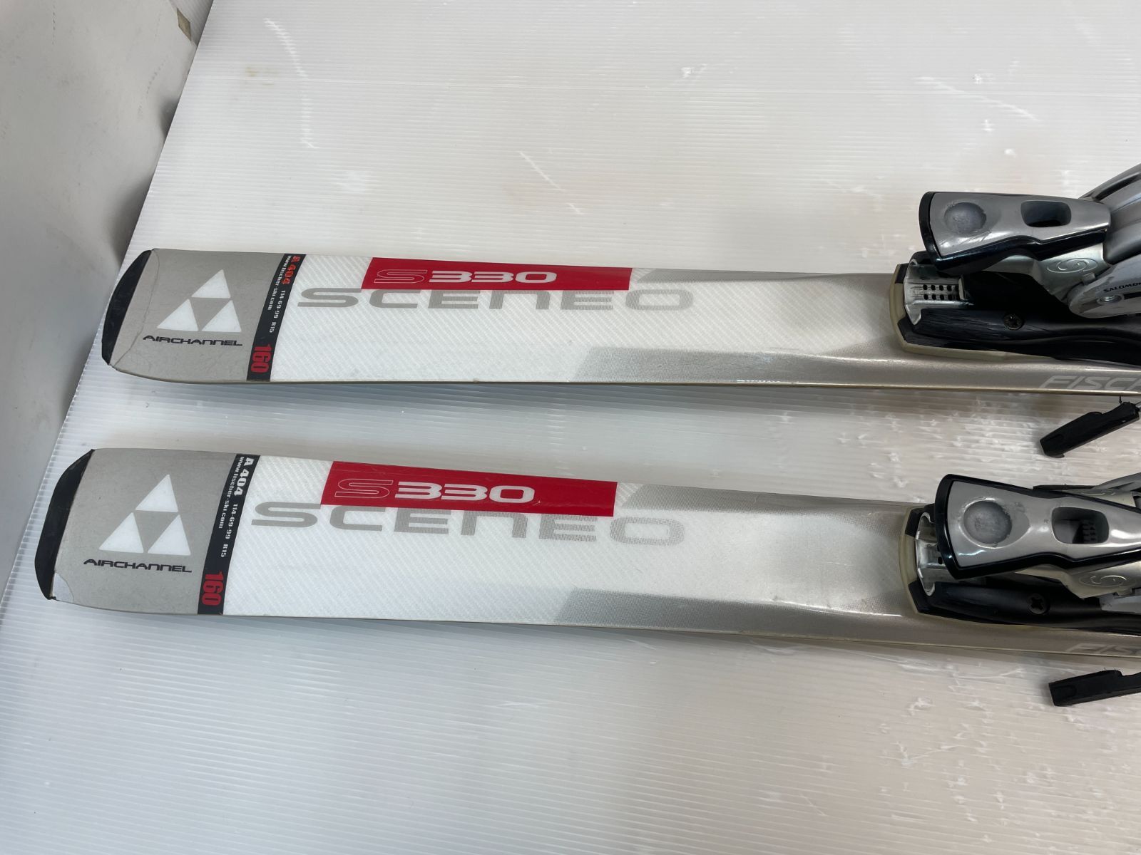 スキー FISCHER SCENEO 330 160 cm Salomon S 710 ソール長275 290 mm 23 0 25 5 cmブーツに適合 フィッシャー カービングスキー スキー板 ski 251217 06