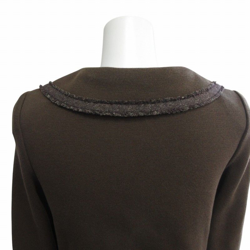 フォクシー ブティック FOXEY BOUTIQUE 美品 ニットジャケット シルク