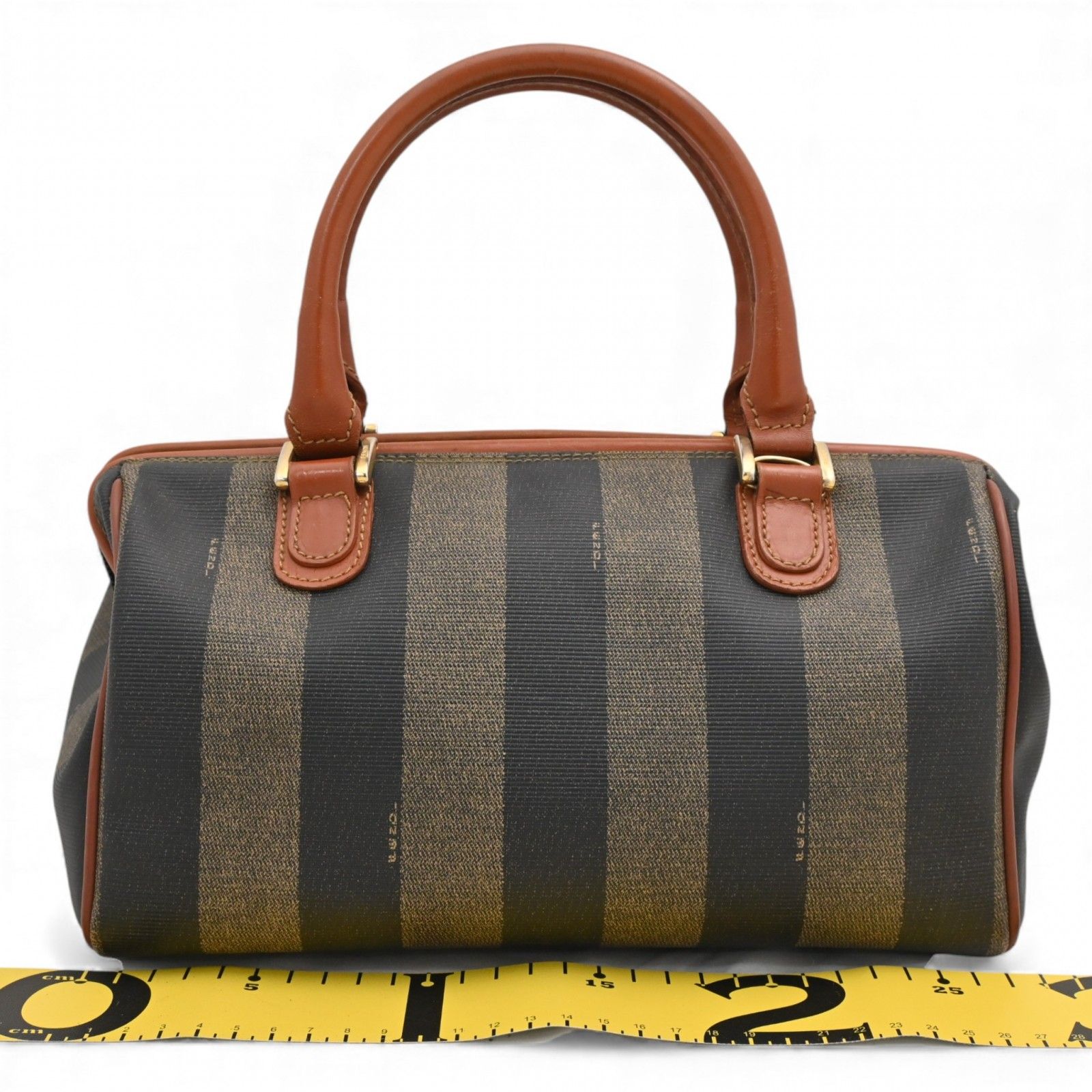 フェンディ ペカン ボストンバッグ ハンドバッグ Bランク fe 4417 gg