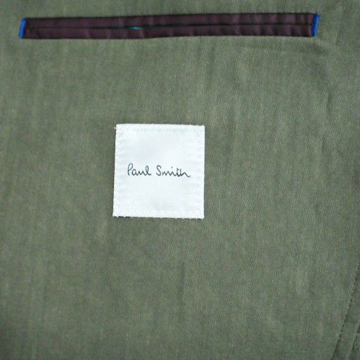 ポールスミス PAUL SMITH 美品 20SS ソロテックス リネン テーラード