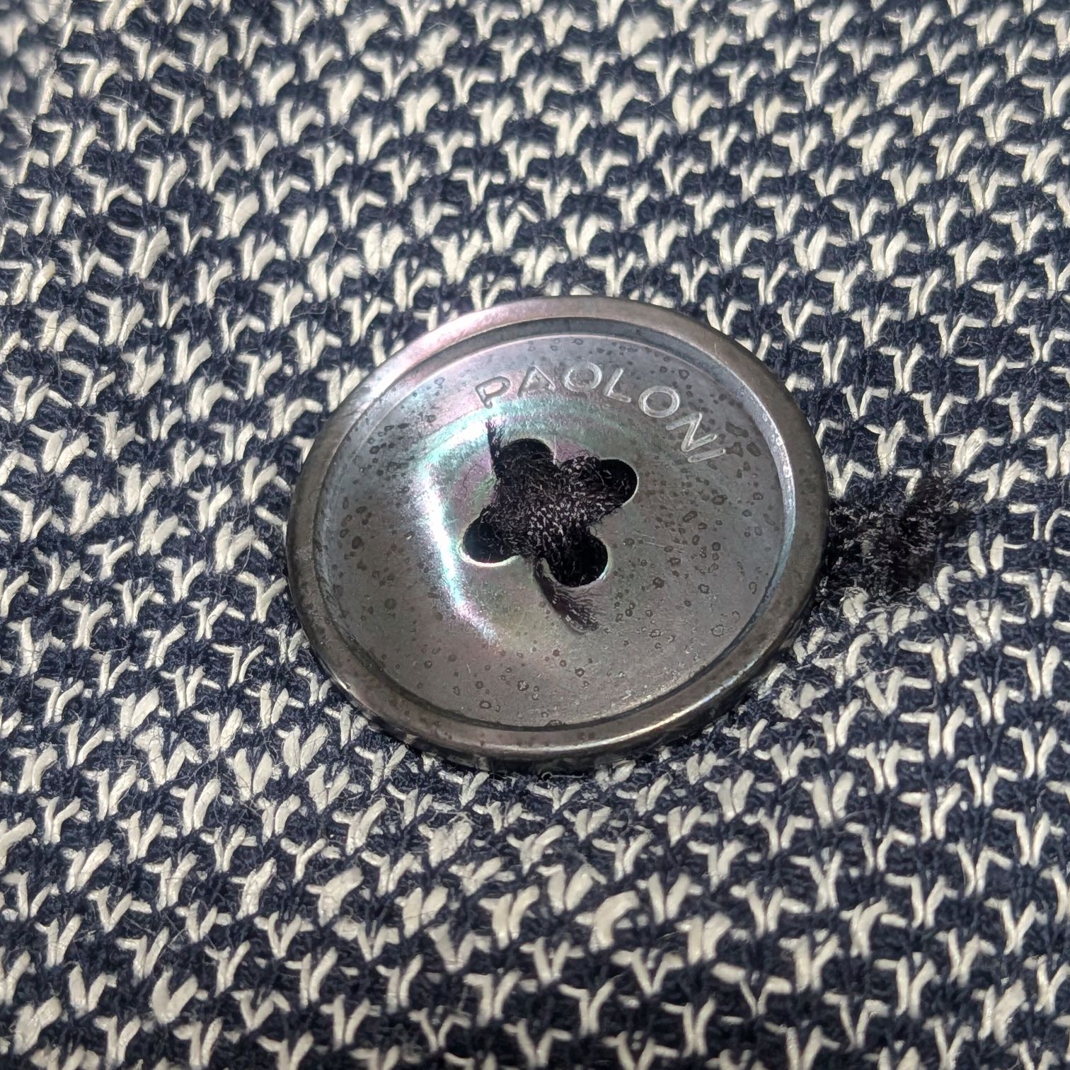 美品✨パオローニ　PAOLONI　テーラードジャケット　リネン　水色　春夏　XL 美品✨パオローニ PAOLONI テーラードジャケット リネン 水色 春夏 XL