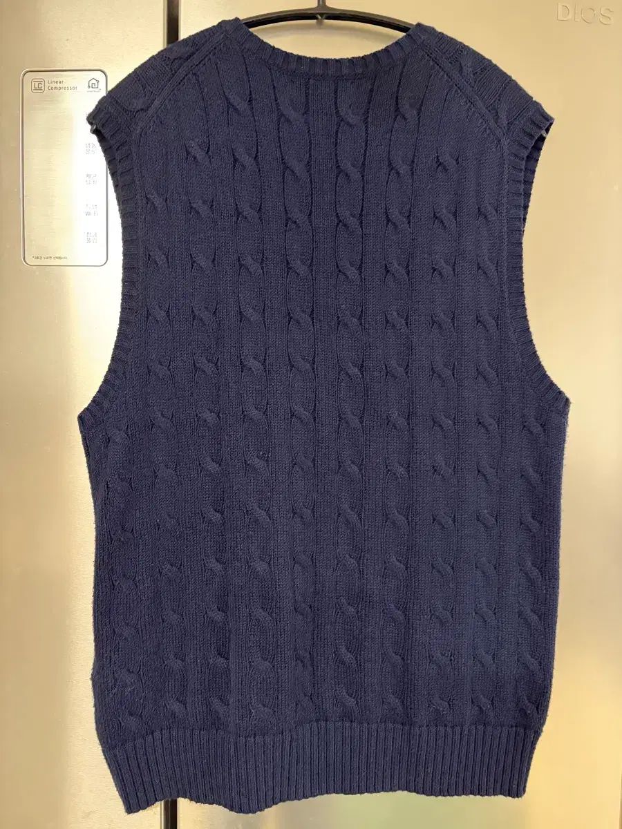 ポロラルフローレン ケーブル ニット ベスト ネイビー M