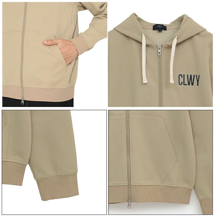 キャロウェイ ゴルフ カノコダブルニットフルジップパーカー ゴルフ