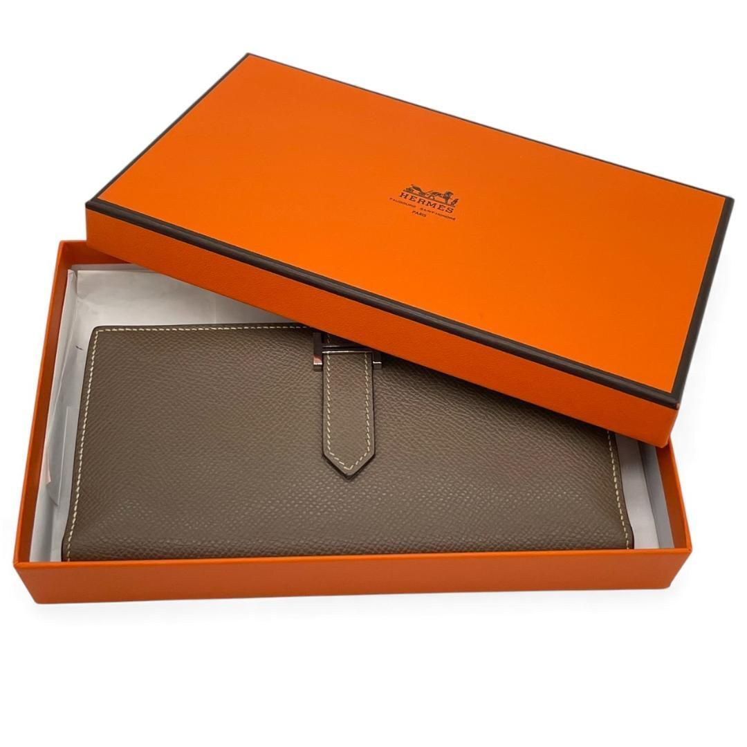 新品同様】エルメス HERMES 二つ折り長財布 ベアンスフレ ヴォー