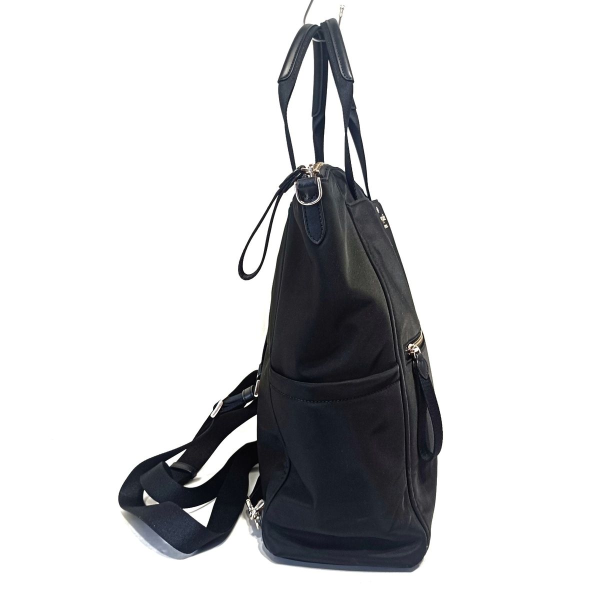 Kate spade ケイトスペード リュックサック チェルシー コンバーチブル バックパック KC 520 黒 2 way ストラップ着脱可 レザー