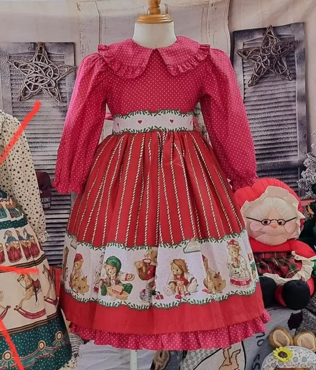 赤ちゃん ハンドメイド ドレス ハンドメイド キングダム クリスマス ONE PIECE 100-110