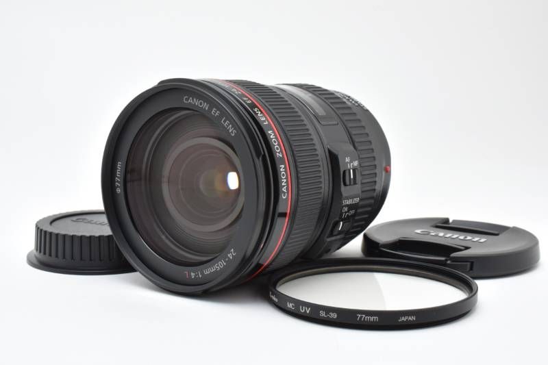 光学 上品 Canon キャノン EF 24-105 mm F 4 L IS USM AFレンズ 3989-6