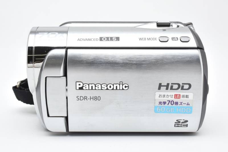 実用美品 箱あり】Panasonic パナソニック SDR-H80 ビデオカメラ