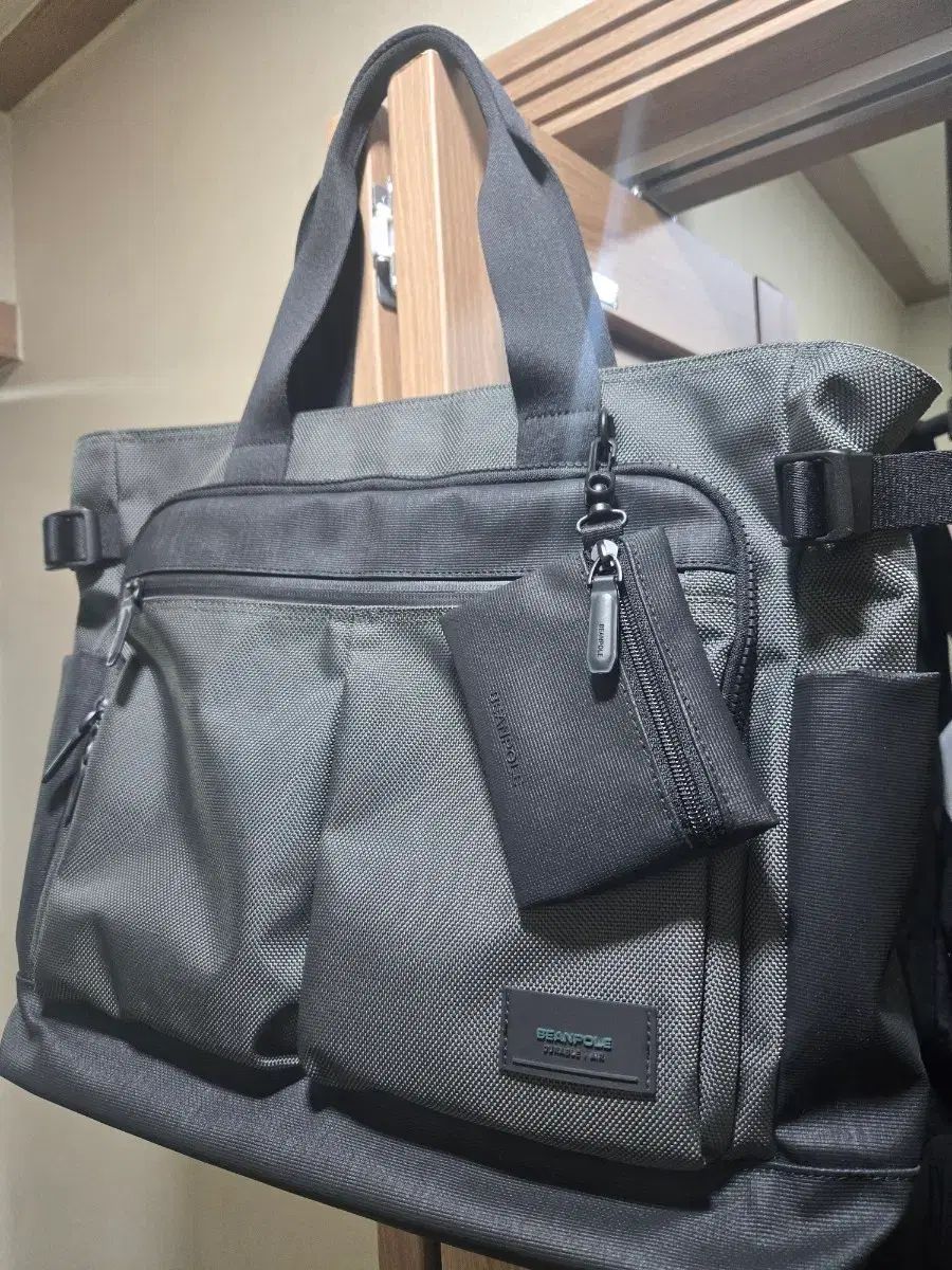 ビーンポールACC ディーノ DINO 横 トートバッグ カーキ 書類バッグ