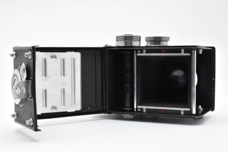 実用品】Yashica ヤシカ Yashicaflex 3.5 80mm 二眼カメラ #4012-10