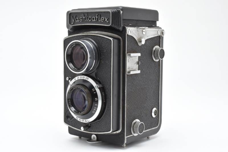 実用品】Yashica ヤシカ Yashicaflex 3.5 80mm 二眼カメラ #4012-10