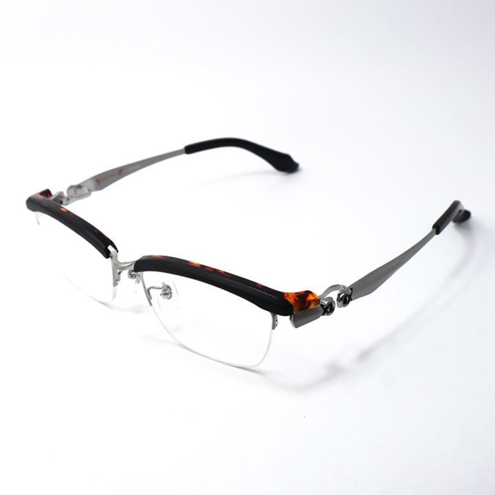 CHRONIC クロニック 眼鏡 メガネ フレーム サングラス CH 142-3 サイズ56 マットブラック ブラウンデミ