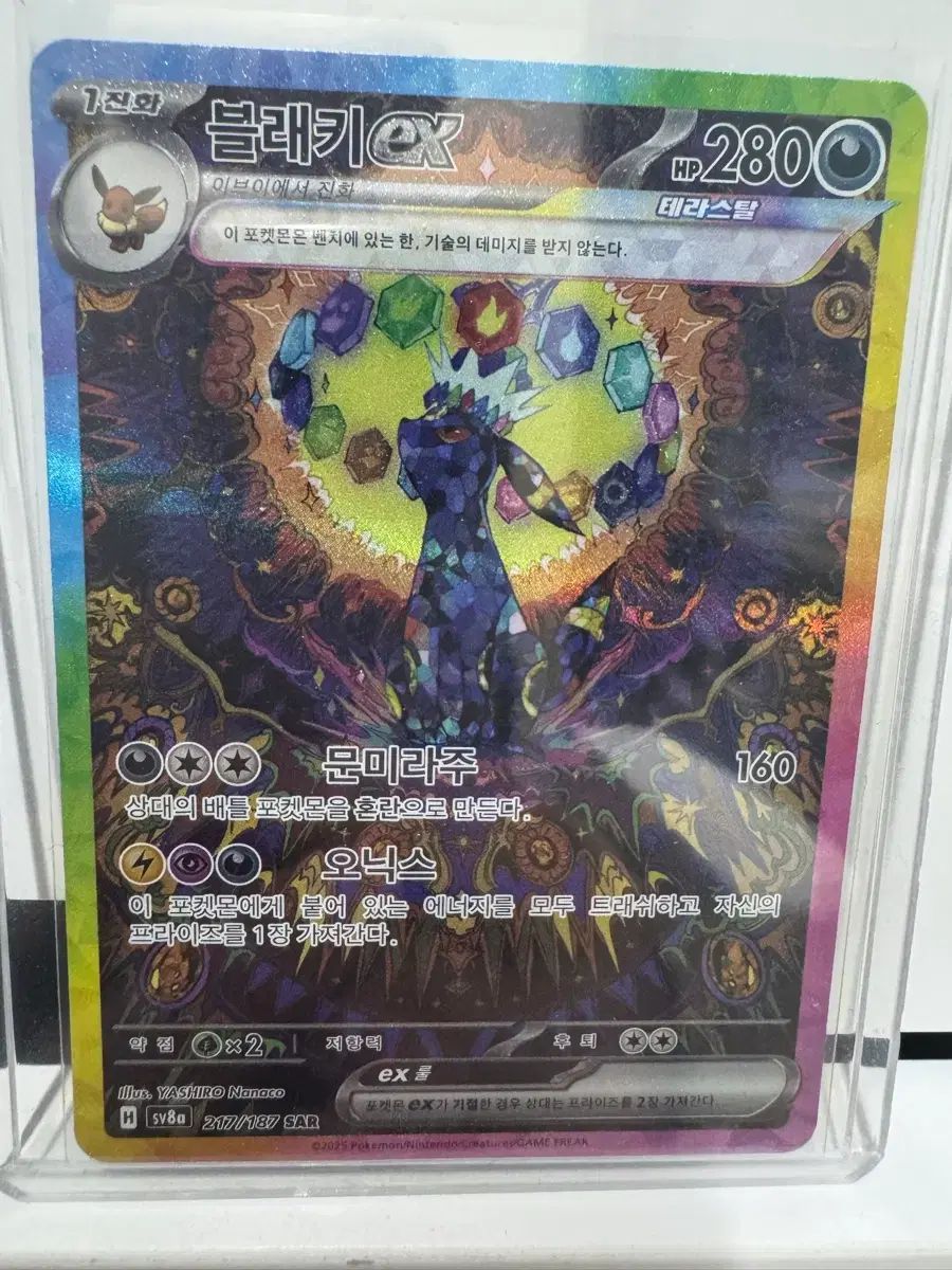 ポケットモンスター カード ブラッキー ex テラスタル SAR