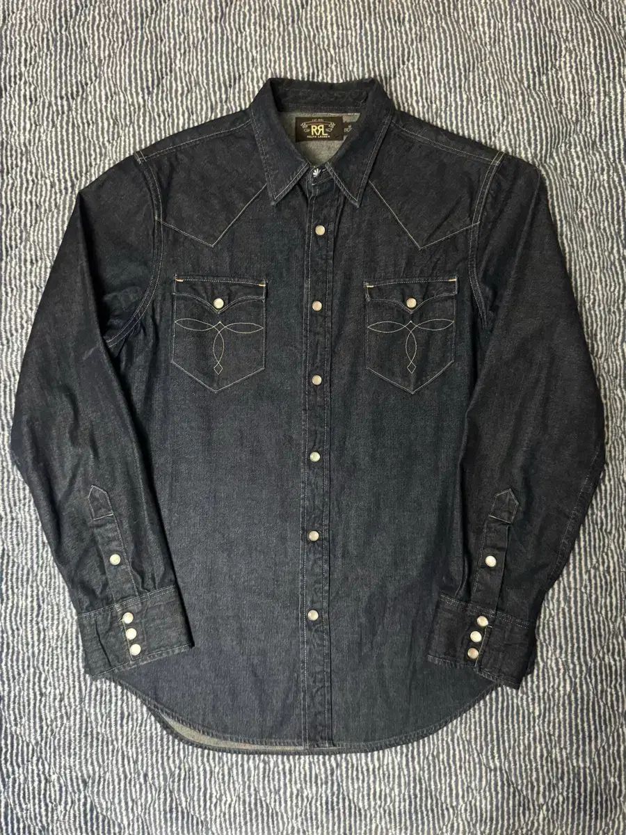 M RRL ダブルアールエル デニム ウェスタン シャツ