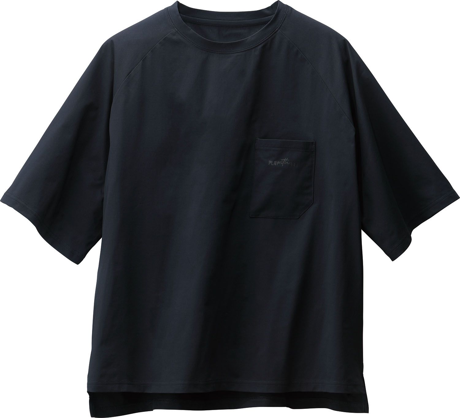 エーキューエー AQA マリン KW-4658 PLAYS AQA 遮熱 ラッシュ T シャツメンズ L BK KW4658 74 オフホワイト