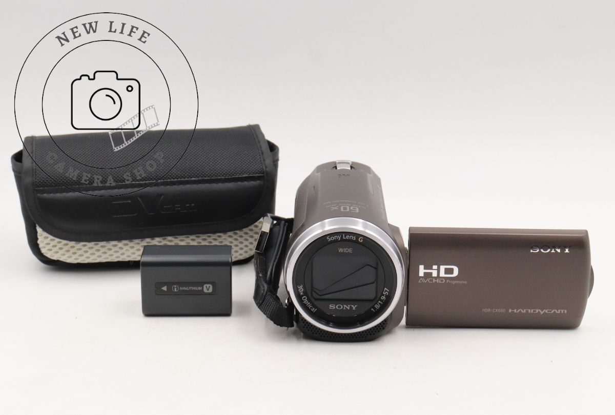 【未使用級】ソニー ハンディカム HDR-CX680 ビデオカメラ ブラウン 美品】SONY♡HDR-CX680 ブラウン 美品SONY HDR-CX680 ブラウン SONY