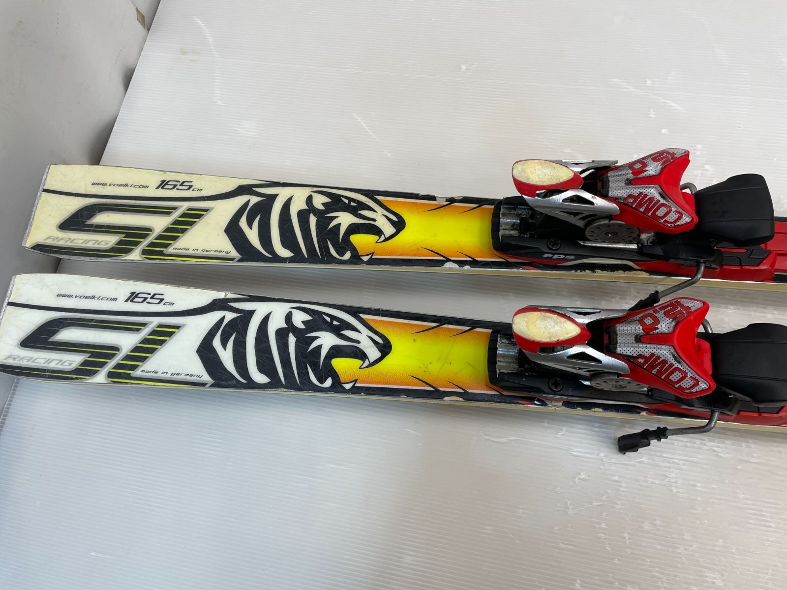 ◇ スキー Volkl racetiger RACING SL 165 cm + MARKER COMP 12.0