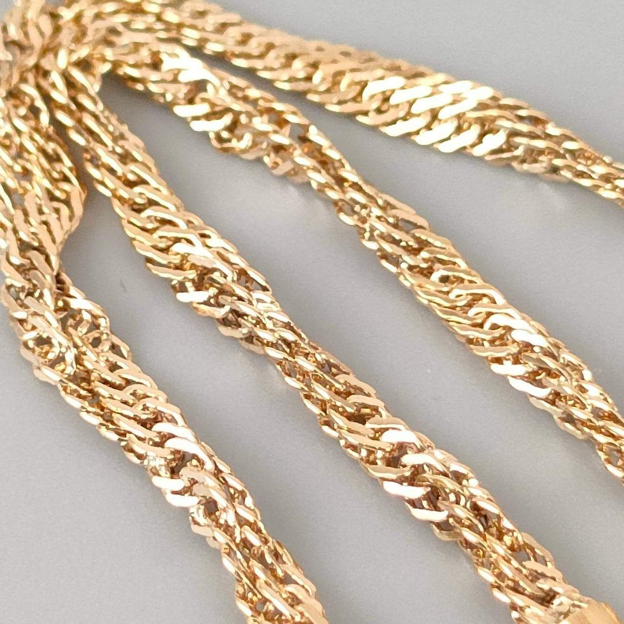 18金 K 18 男女兼用 2連スクリューブレス 2 88ｇ 5㎝ D 998