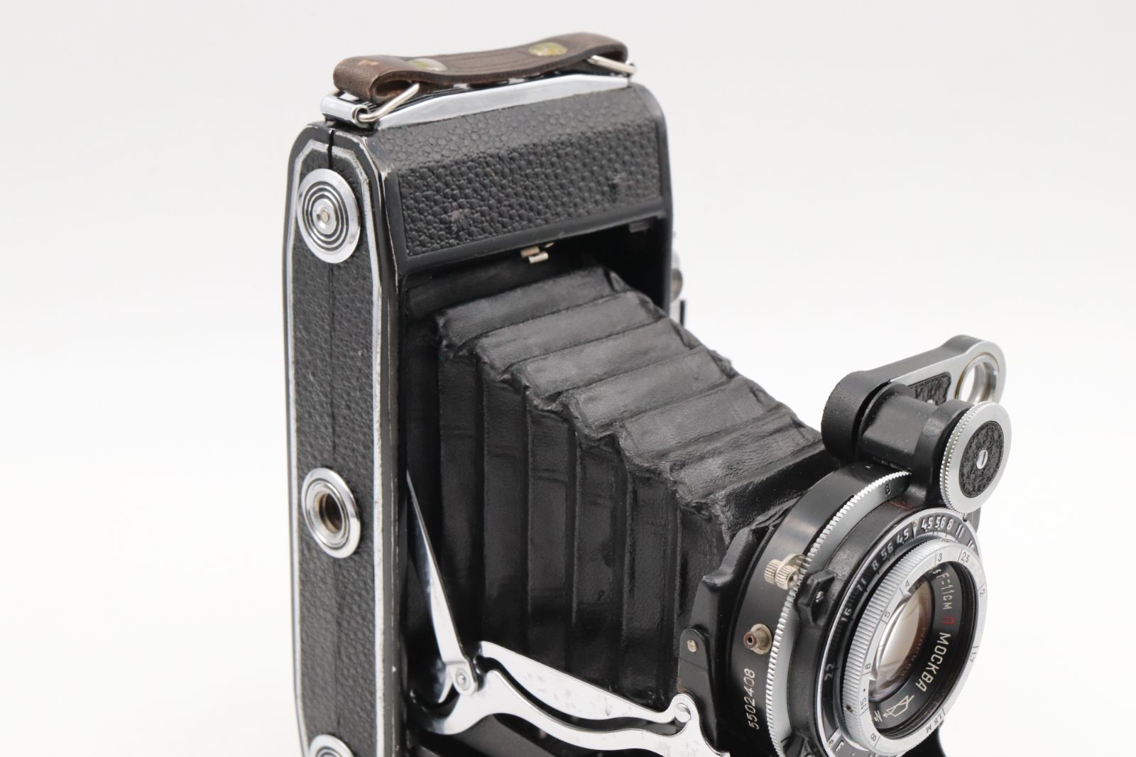 稀少☆MOCKBA モスクワ NHAYCTAP-23 F4.5 11cm ロシア製 蛇腹カメラ