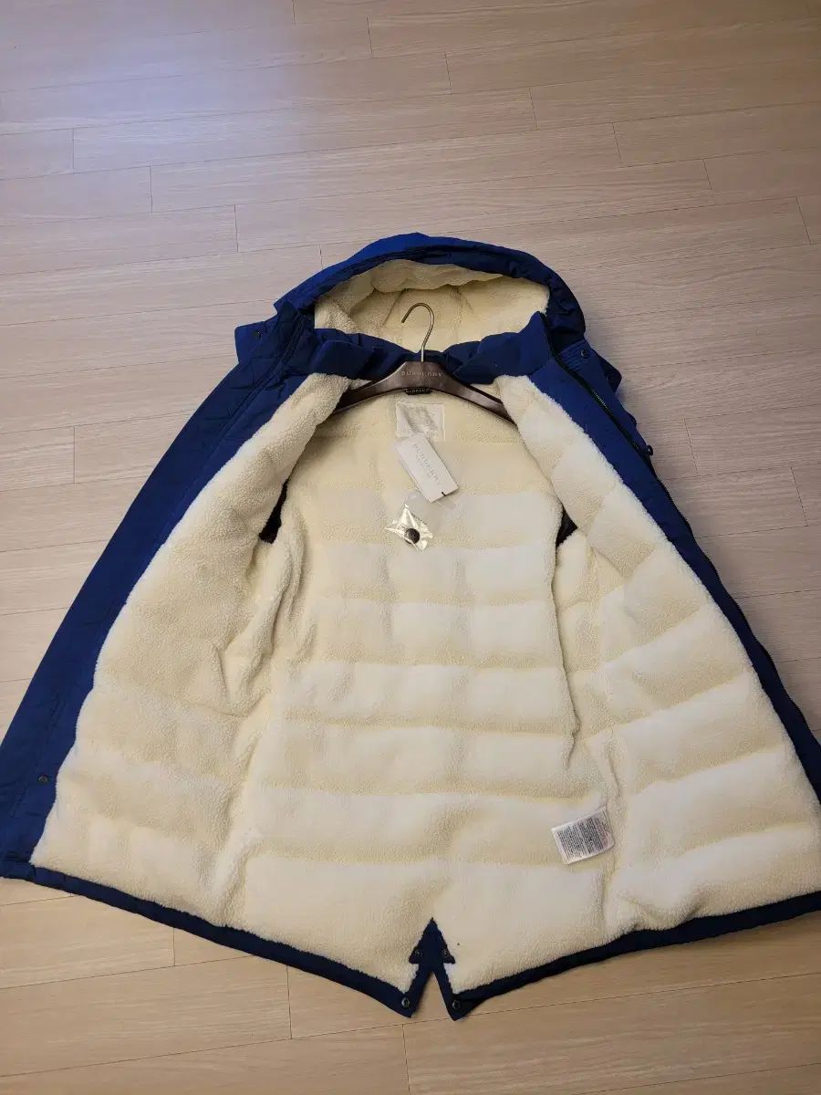  バーバリー ブルー フード ダウン コート 14 Y その他 ジャケット ブルゾン