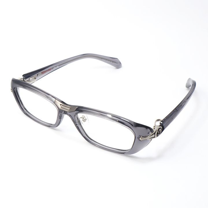 CHRONIC クロニック 眼鏡 メガネ フレーム サングラス CH 148 4 サイズ56 クリアグレー お出かけ用 スキニーパンツ