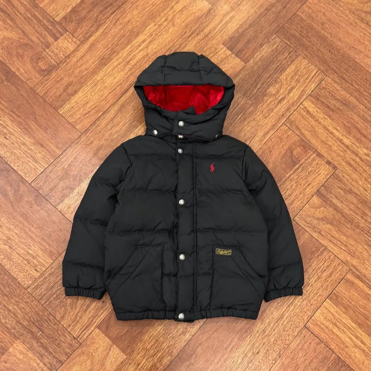 ポロ ラルフローレン キッズ ブラック ダウン ジャケット