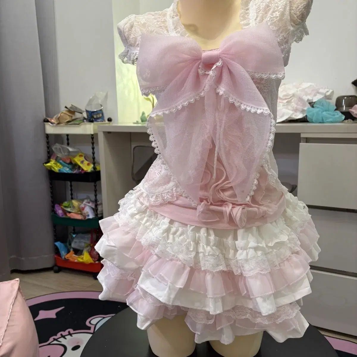 レース カーディガン