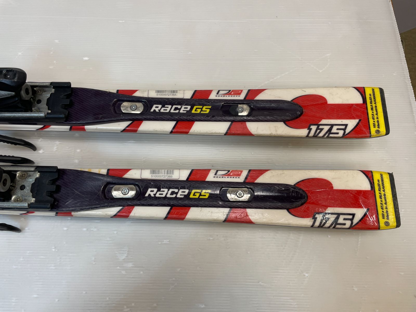 ◇ スキー ATOMIC Race GS 175 cm + X12 ソール長260-320mm 22.0-28.5