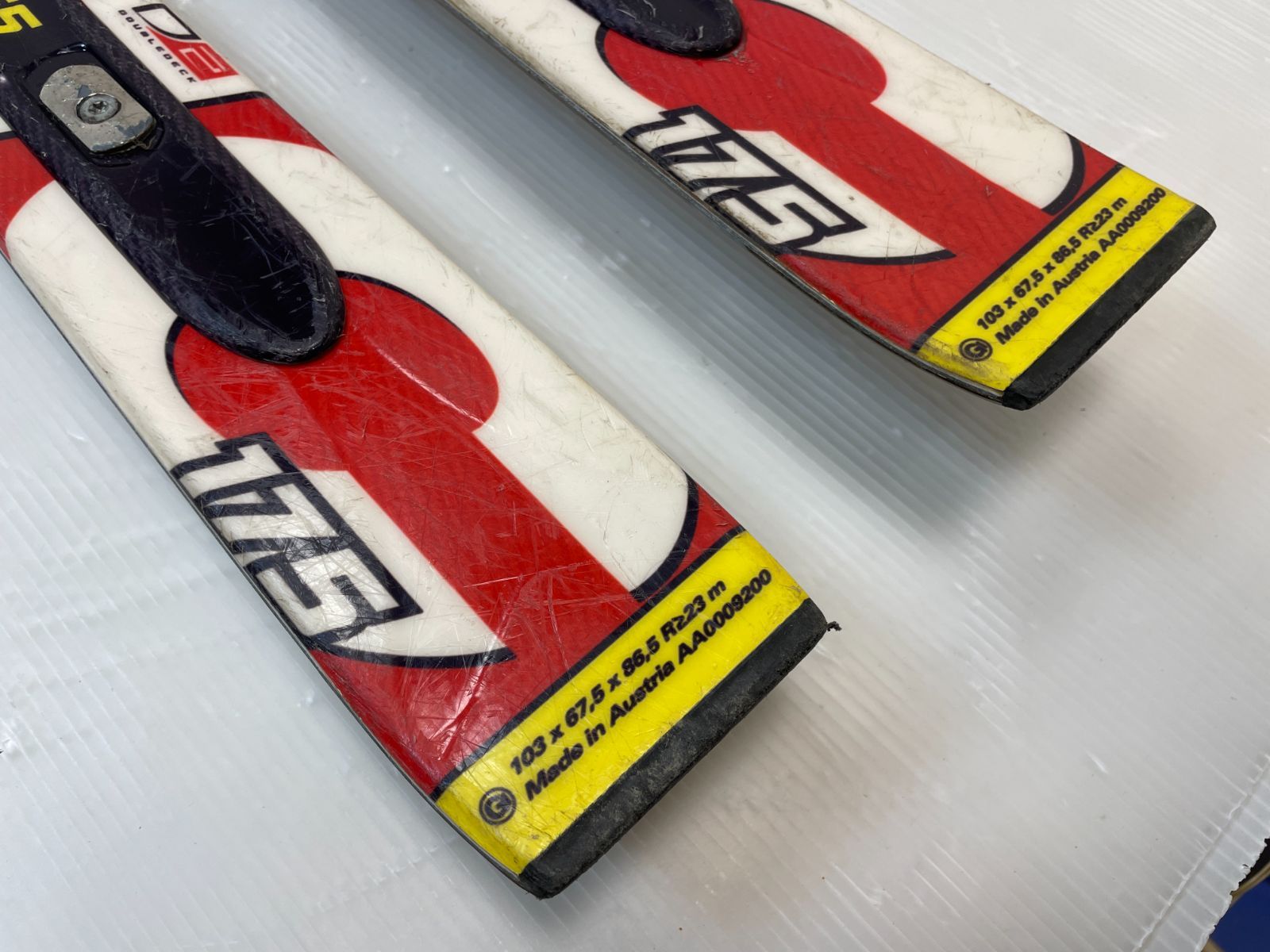 ◇ スキー ATOMIC Race GS 175 cm + X12 ソール長260-320mm 22.0-28.5 
