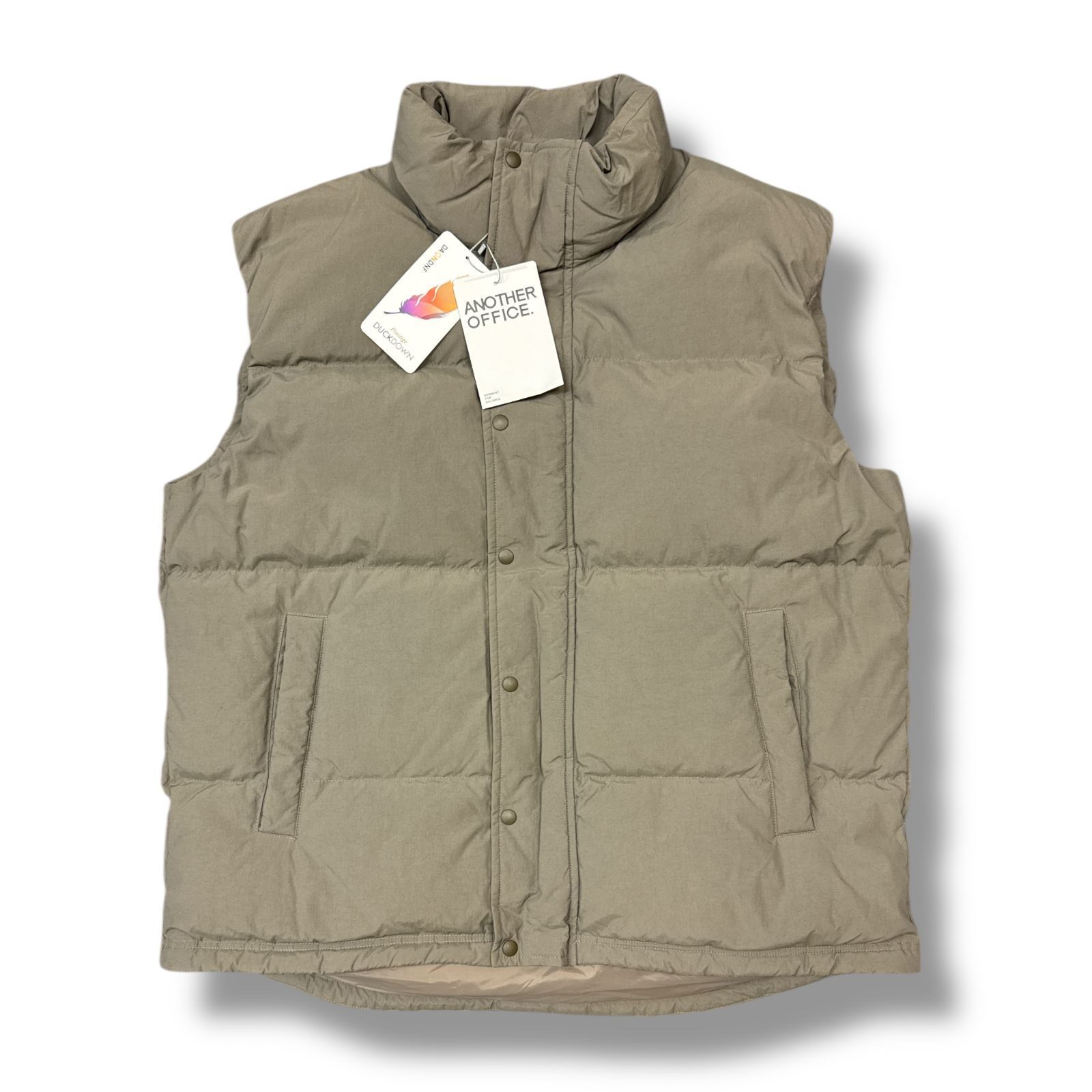 参考上代35200円 ANOTHER OFFICE DOWN VEST ストローラーダウンベスト アナザーオフィス COCOON 2 94921 A 5