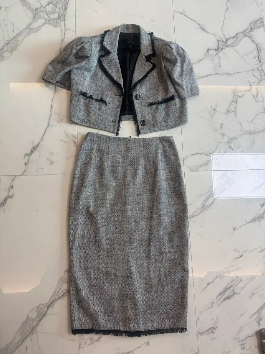 DINT ディント レディース ヘリンボーン スーツ セット KR 77 통통55 66