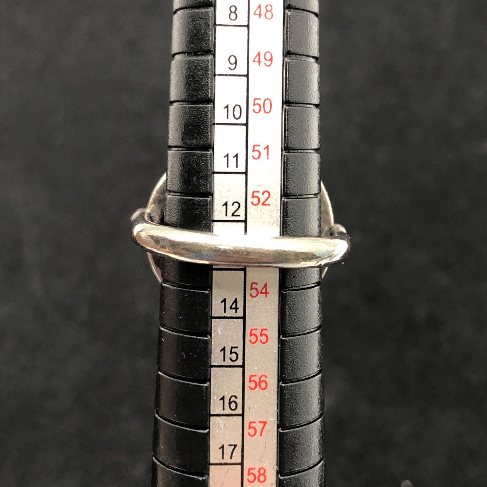 ヴィンテージリング シルバー/オニキス 刻印SILVER サイズ13号 SGAW10