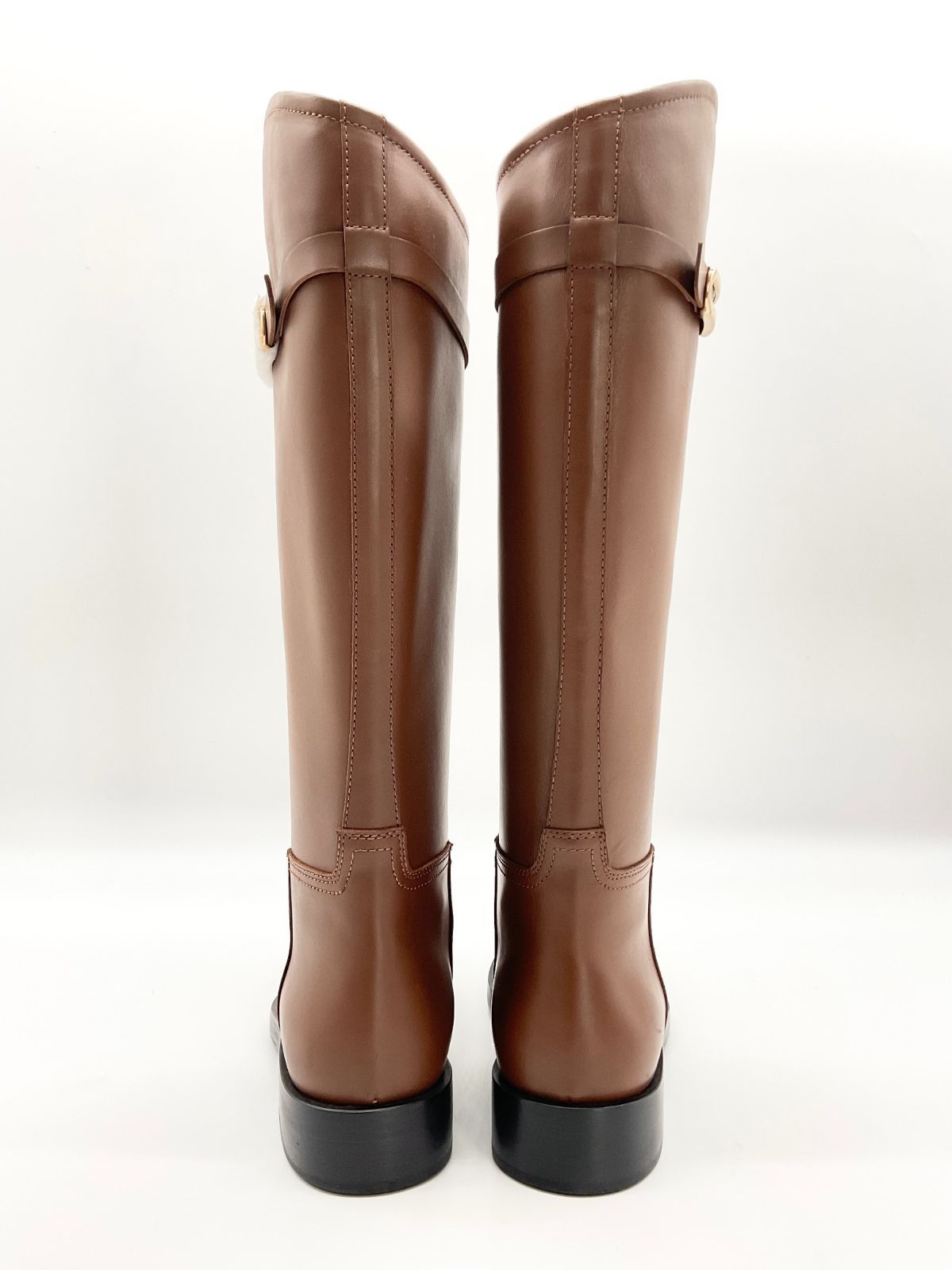 サイドモチーフ付ロングブーツ 38.5